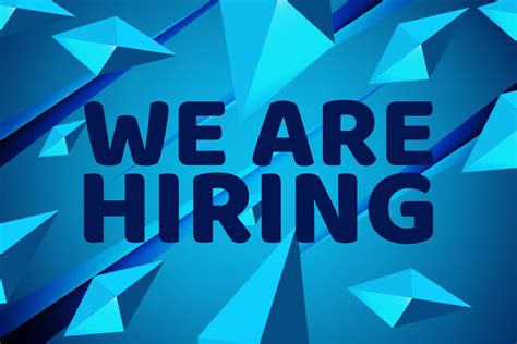 We are hiring! .